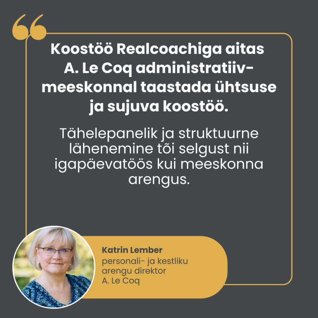 a le coq kogemuslugu