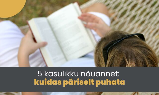 kuidas puhata