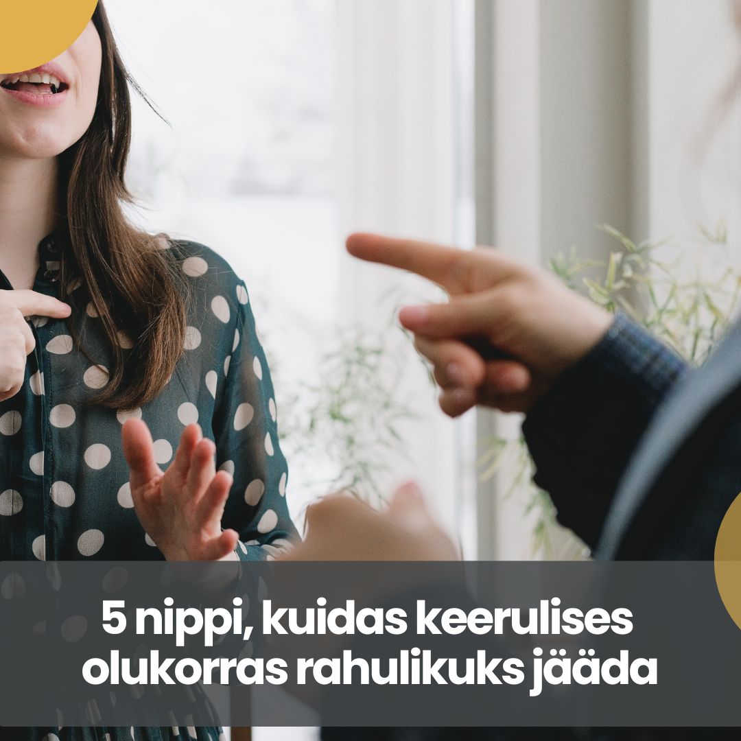 The post 5 nippi, kuidas keerulises olukorras rahulikuks jääda appeared first on Realcoach OÜ.