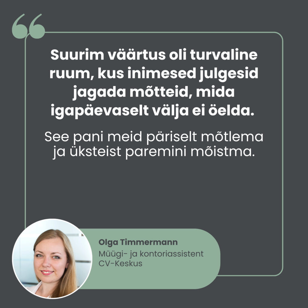 CV Keskus kliendikogemus