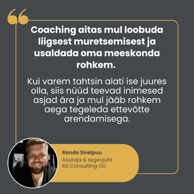 Rando Sirelpuu juhi coaching