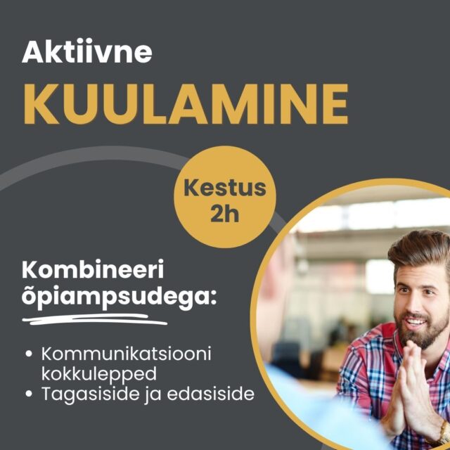 aktiivse kuulamise oskus