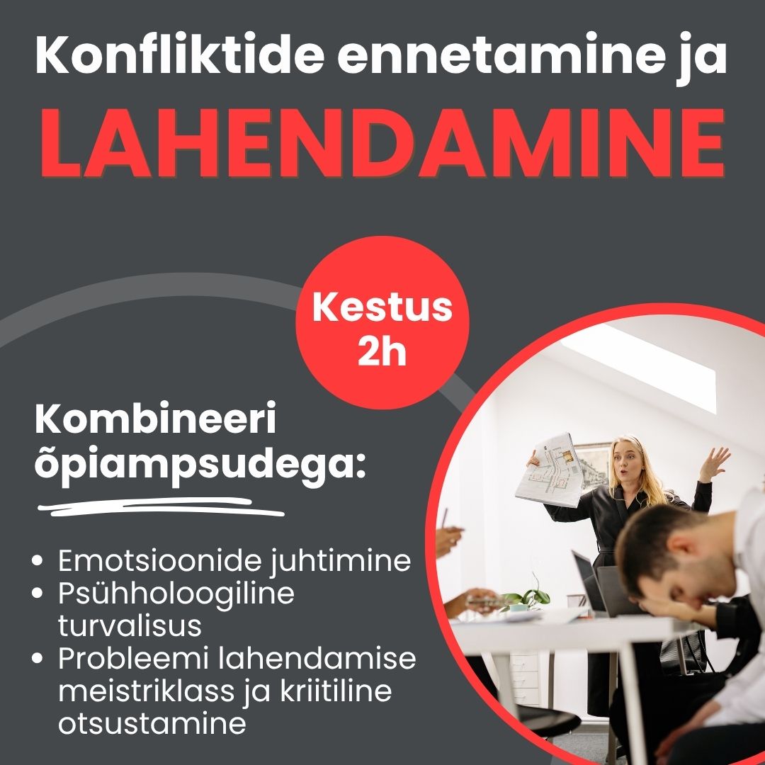konfliktide lahendamine meeskonnas