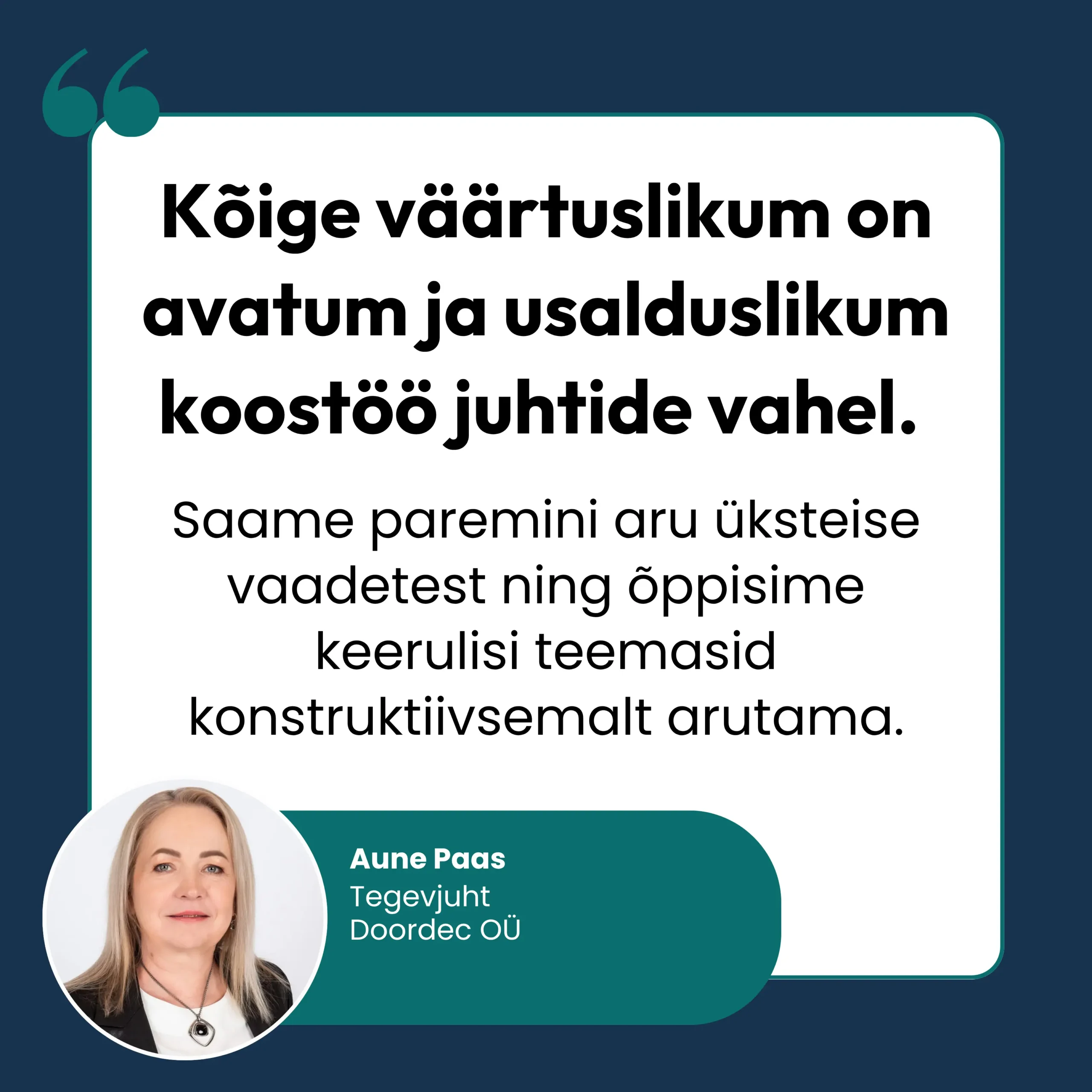 Doordec kliendikogemus